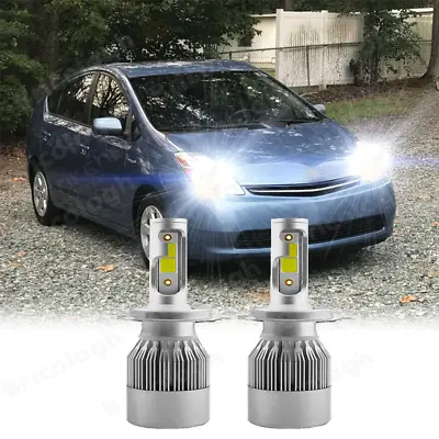 For Toyota Prius 2001-2009 LED Headlight Kit H4 9003 6000K High/Low Beam Bulbs • $16.92