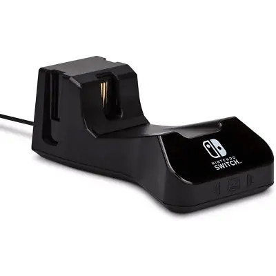 NEW PowerA Charging Station For Nintendo Switch Joy Con & Pro Controller Black • $66.95