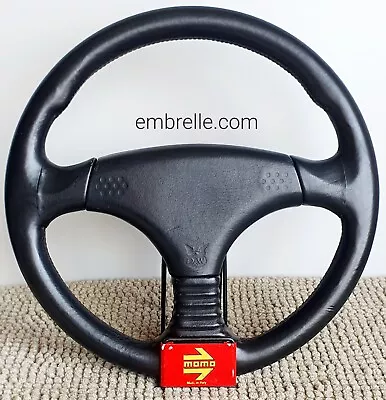 MOMO D&W RARE Steering Wheel Vintage Porsche 911 944 Mazda Miata Mercedes 360mm • $339.99