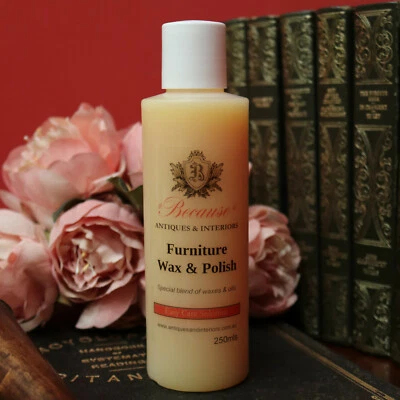 $22 • Buy *Because* Furniture Wax And Polish For New And Antique Furniture - BNIB