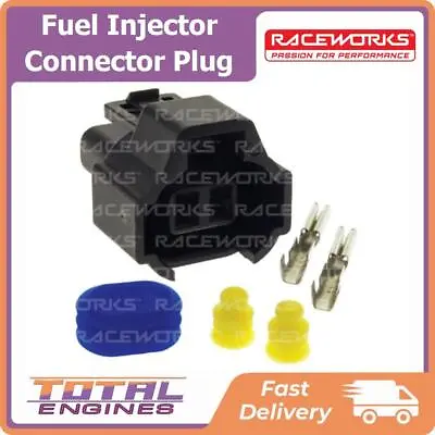 Raceworks Fuel Injector Connector Plug Fits Mazda RX-7 FD 1.3L Rotory2 13BREW • $18.85