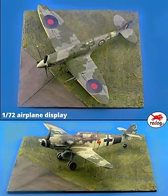 Redog 1/72 - Display Diorama Base For Military Airplane Scale Model D31 • £10.99