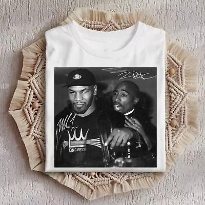New Rare Mike Tyson And Tupac Gift Family Unisex Tshirt • $16.99