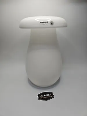 Vintage-Rare-Maria Vinka-1999 (Ikea Stockholm ) 18347 White Mushroom Vase 13.5   • £50