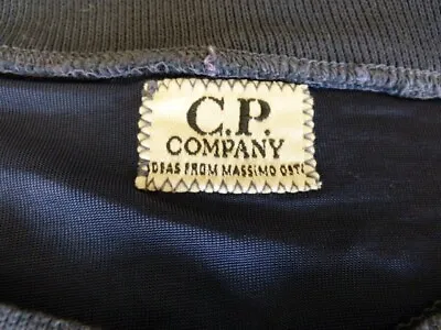 Vtg-C.P. Company-Shimmered-T Shirt-Massimo Osti-Marina-Ice-Casual-Rare • £25