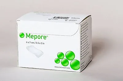 Mepore Self-Adhesive First Aid Dressing  - 6 Cm X 7 Cm   (60 Dressings) • £7.75