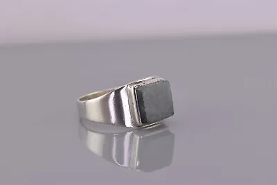 Sterling Silver Square Maw Sit Sit Solid Tapered Band Ring 925 Sz: 7 • $37.50