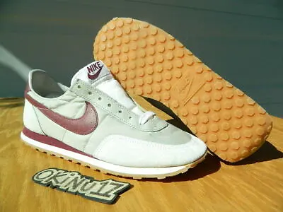 $595 • Buy DS 1983 NIKE DIABLO WAFFLE RUNNERS MADE IN KOREA WHITE/GREY/RED Supreme Dunk 