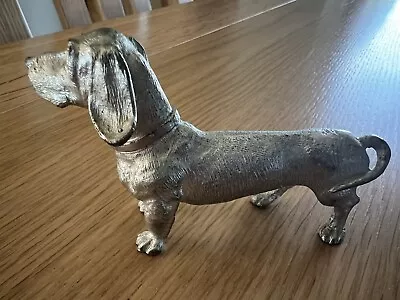 Pewter  Miniature Figurine Dachshund Dog. • £12.99