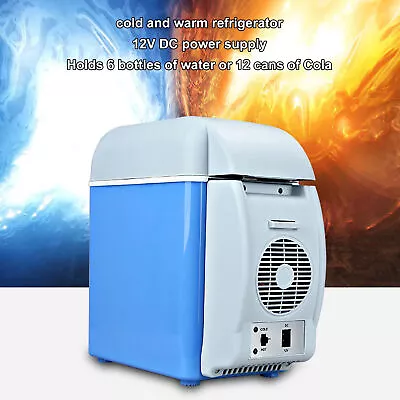 Car Fridge 12V DC Power Supply Cold Warm Dual Use Electric Cooler Summer UK MAI • £85.49