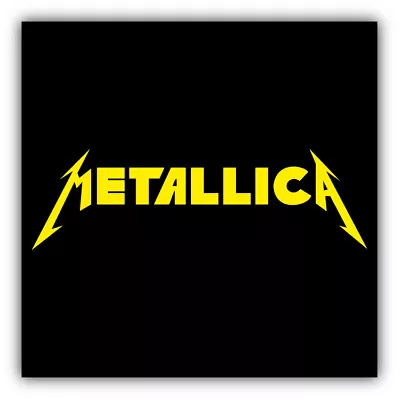 Metallica Square Car Bumper Sticker Decal - 3'' Or 5'' • £3.37