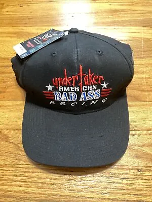 WWF American Badass Undertaker Racing Hat Cap RARE VINTAGE NEW W/ TAGS • $22.99