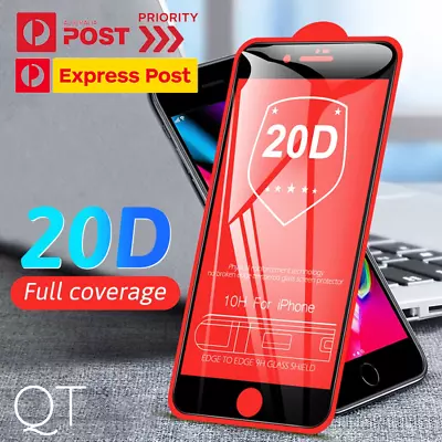 For Apple IPhone SE 2022/20 20D FULL Tempered Glass Screen Protector Cover Film • $2.99