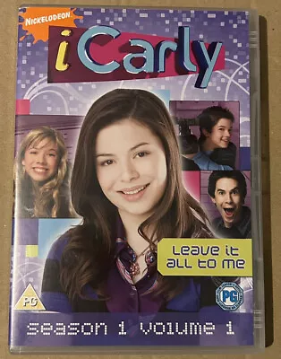 I Carly Season 1 Volume 1 Leave It All To Me Nickelodeon 2 Disc DVD 13 Episodes • £3.99