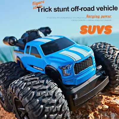 Kids 4WD Stunt Car 360° Model 2.4G RC High Speed Remote Control Off Road Toy • £16.14