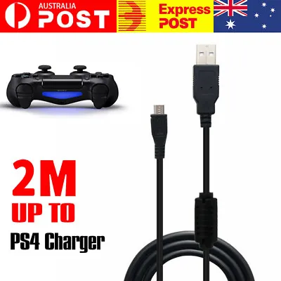 $12.28 • Buy USB Charger Charging Cable For PLAYSTATION PS4 Dualshock 4 Wireless Controller