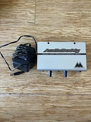  Audio Buddy Dual Mic Preamp/Direct Box M-Audio W/ Power Supply • $22.94