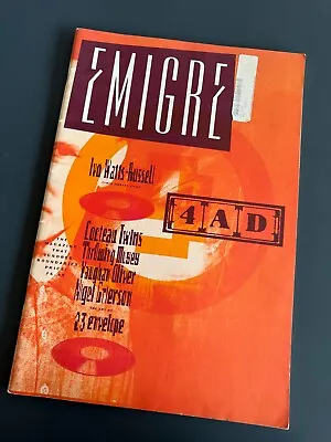 Emigre Magazine #9 1988 4Ad 23 Envelope Vaughn Oliver Features • $125