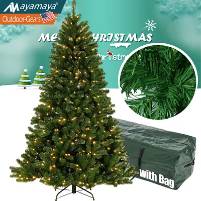 6.5ft Prelit Artificial Christmas Tree W/Lights 850 Branch Tips Home&Party Decor • $89.99