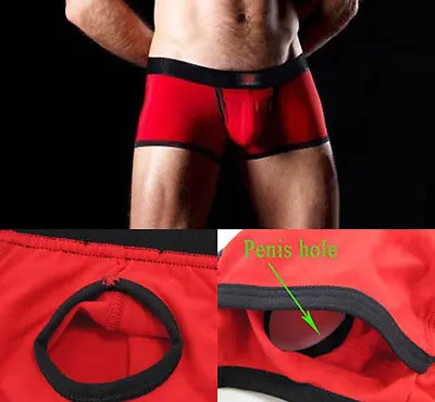 Sport Men Underwear Shorts Boxer Briefs Special Hole & Bulge Pouch Design Boxers • $9.72