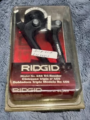 RIDGID 456 Tri-Bender 1/4 5/16 And 3/8 Od Tubing Bender Tools Tubing Bender • $30