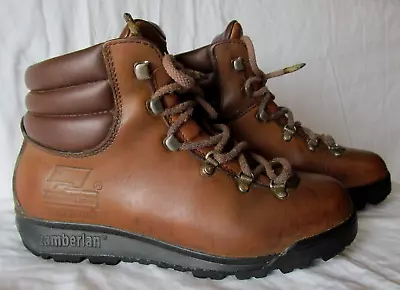 Zamberlan Walking Boots Treklite 303 - Brown Leather UK5.5 Vibram Sole Hiking • £39.99