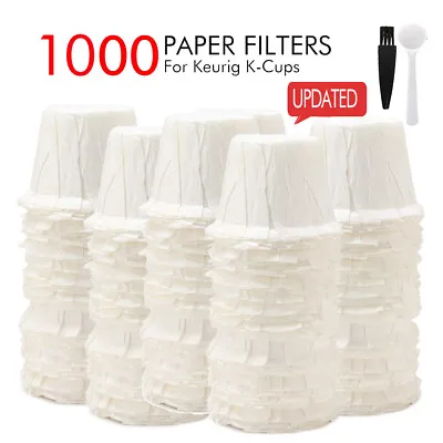 I Cafilas 100-1000 Disposable K-Cup Paper Filters For Keurig K-Cup Coffee Pods • $52.99
