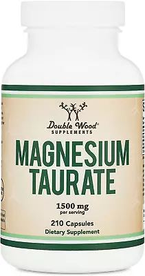 Magnesium Taurate Supplement For Cardiovascular Health To Boost Magnesium Levels • $26.99