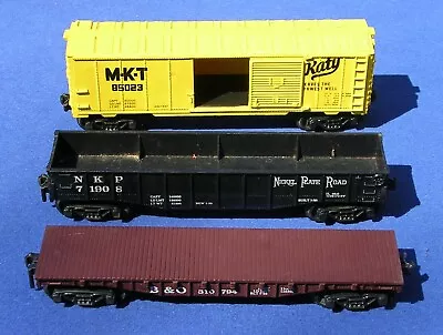 Vintage Kusan 'O' Gauge Boxcar Flatcar & Gondola EX 1950s • $13.61