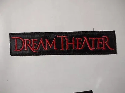 $6.25 • Buy Dream Theater, Sew On Red Embroidered Patch