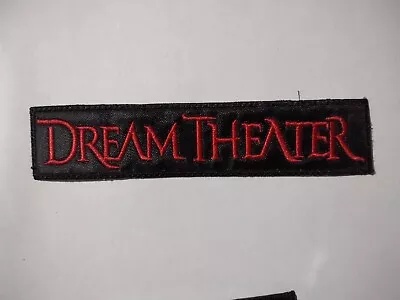 $6.25 • Buy Dream Theater, Sew On Red Embroidered Patch