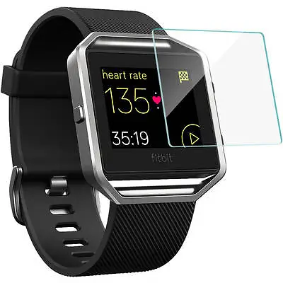 Tempered Glass For Fitbit BLAZE Screen Protector Cover Film Guard Smart Watch • $9.44