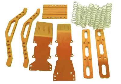 TMaxx Classic4910 ORANGE Anodized Aluminum Package Free Silver Dual Rate Springs • $99.95