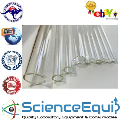 Glass Blowing Tubes Borosilicate Glass Tubing Wall Thickness 1.5mm- 14mm OD • $38.85