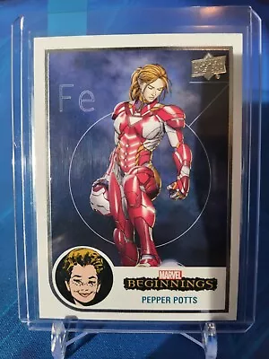 Marvel Beginnings Trading Card Pepper Potts Base • $0.99