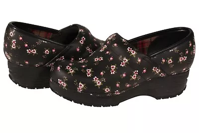 Skechers Work Clog SR - Candaba Womens Slip Resistant Clog Black/Pink US Size 8 • $39