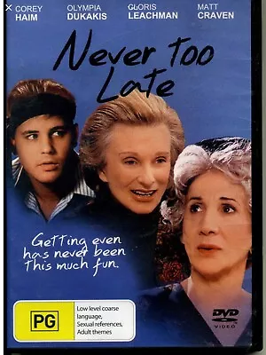 NEVER TOO LATE  Dvd Like New • $6