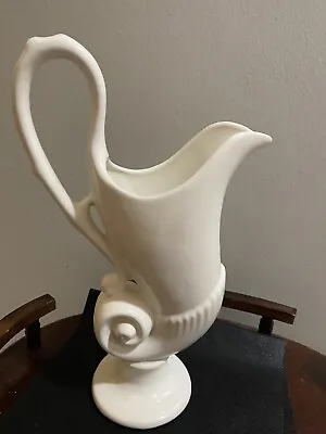 Vintage Carmark Pottery White 1940’s Vase.  • $19.95