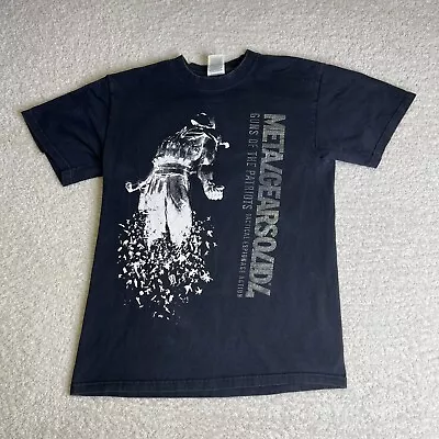 Vintage Y2K Metal Gear Solid 4 T-Shirt Mens Small Guns Of The Patriots Promo • $42.88