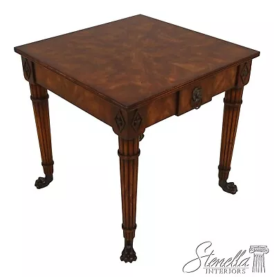 L61004EC: THEODORE ALEXANDER Althorp Collection Regency 1 Drawer Lamp Table • $1295