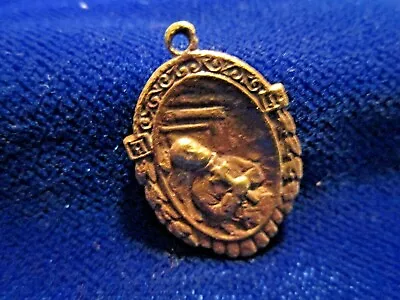 £25.62 • Buy Medal Dying Xavier To Him The World Was Nothing God Was All Heavy Patina Brass