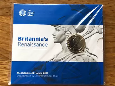 2015 Britannia's Renaissance Brilliant Uncirculated £2 Coin Pack • £9.99