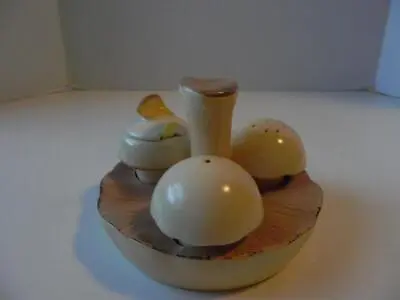 CARLTON WARE - English Vintage Cruet Set Mushroom Design • $24.99