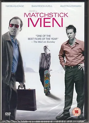 Matchstick Men (DVD) 2004 - Nicolas Cage - English Region 2 • £3.10