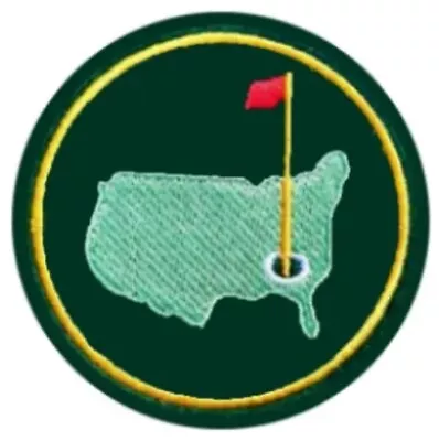 The Masters Golf Patch Embroidered Iron On 3 Inches • $4.46