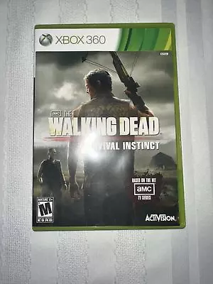 The Walking Dead Survival Instinct Microsoft XBox 360 Tested • $12