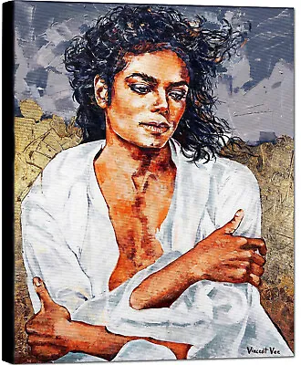 MICHAEL JACKSON Pop Faces Abstract Picture 120x90 Top Current Art Modern Pr6 • $104.65
