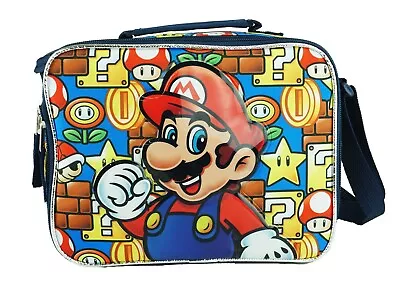 9.5  Super Mario Lunch Bag- Mario Allover Lunch Box • $18.99