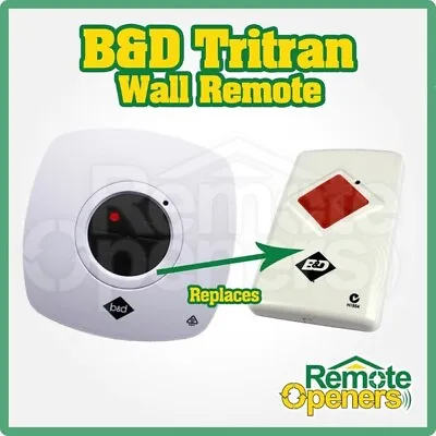 B&D Tri Tran Garage Door Wall Remote Control 62733/ WTB6 70267 • $69