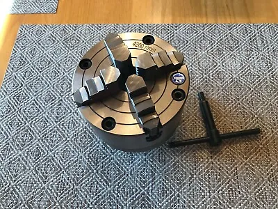 VERTEX 125MM 4-JAW INDEPENDENT LATHE CHUCK D1-4 MOUNT With KEY • $349.99